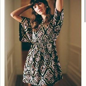 Anthropologie Amalia Sequined Tunic Dress